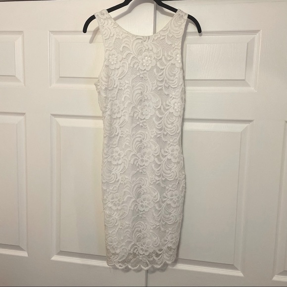 White Lace Dress - Picture 3 of 3